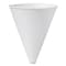 Dart Bare Eco-Forward Treated Paper Funnel Cups, 10oz. White, PK1000 PK 10BFC-2050 - alternate 1
